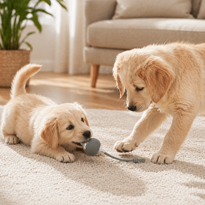 Interactive Dog Ball with Tail – More Fun, Exercise & Entertainment