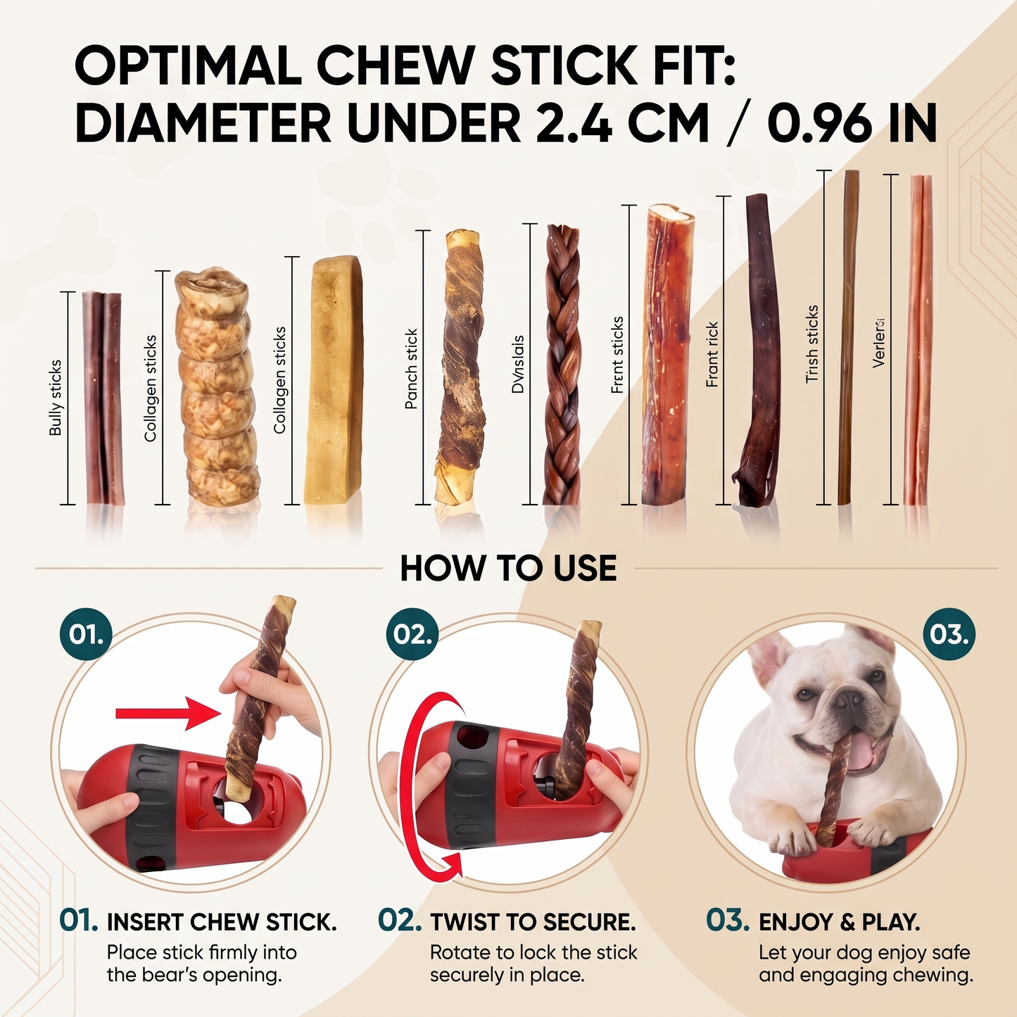 Dog Treat Ball Holder – Slow Feeding Chew Toy for Mental Stimulation