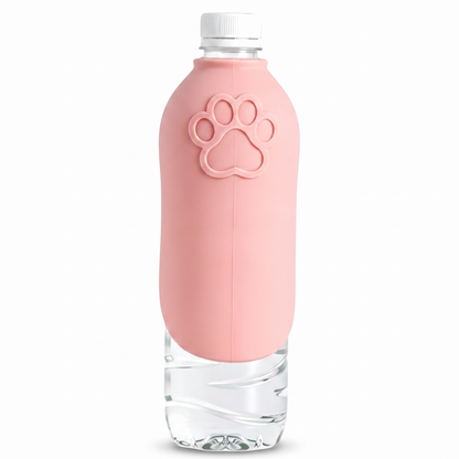Portable Pet Water Bottle Adapter – Foldable Silicone Drinking Cup