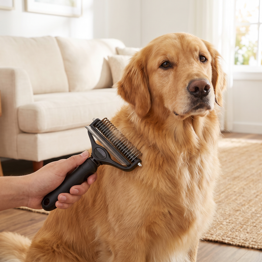 Pet Dematting Comb – Dual Head Grooming Tool for Dogs & Cats