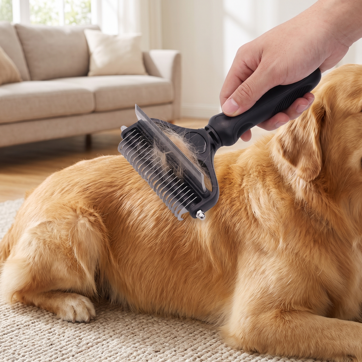 Pet Dematting Comb – Dual Head Grooming Tool for Dogs & Cats