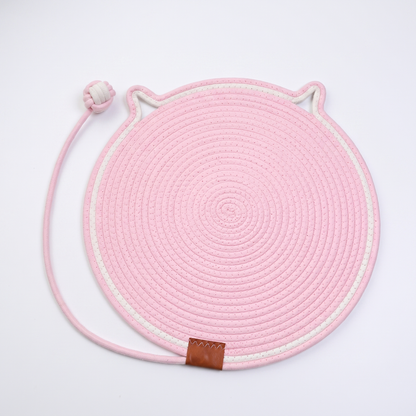 Interactive Cat Scratch Mat with Hanging Ball – Wear-Resistant Cat Play Mat