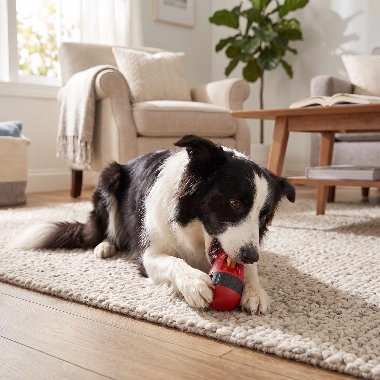 Dog Treat Ball Holder – Slow Feeding Chew Toy for Mental Stimulation