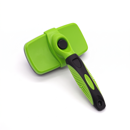 Pet Grooming Brush – Self-Cleaning Slicker Comb for Dogs and Cats