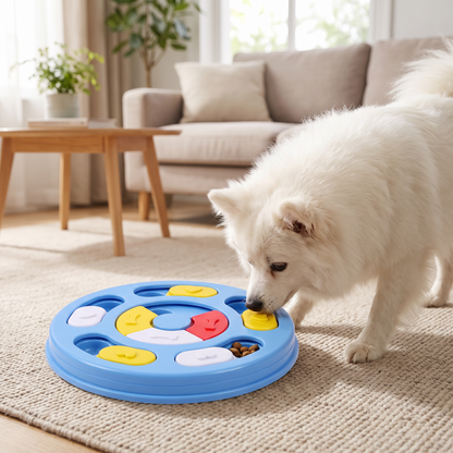 Interactive Dog Treat Puzzle Toy Slow Feeding Bowl for IQ Training & Enrichment