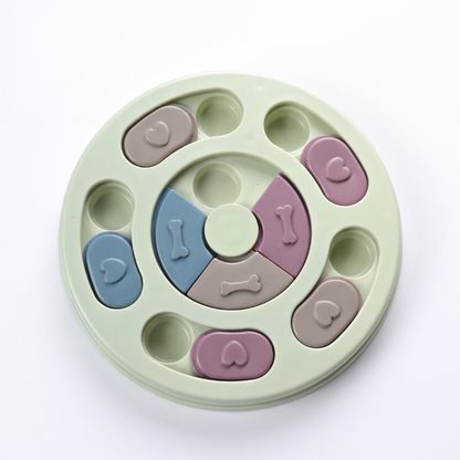 Interactive Dog Treat Puzzle Toy Slow Feeding Bowl for IQ Training & Enrichment