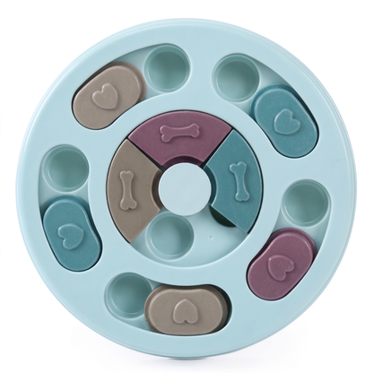 Interactive Dog Treat Puzzle Toy Slow Feeding Bowl for IQ Training & Enrichment