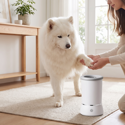 Dog Paw Cleaner Cup Electric Automatic Pet Foot Washer for Muddy Paws
