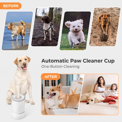 Dog Paw Cleaner Cup Electric Automatic Pet Foot Washer for Muddy Paws
