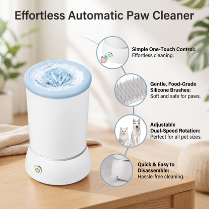 Dog Paw Cleaner Cup Electric Automatic Pet Foot Washer for Muddy Paws