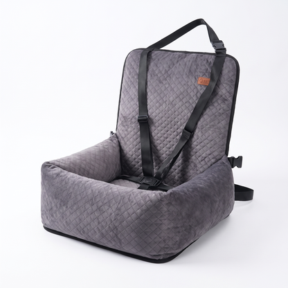 Dog Car Travel Bed Portable Pet Booster Seat Cushion for Small & Medium Dogs