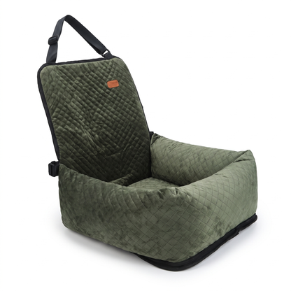 Dog Car Travel Bed Portable Pet Booster Seat Cushion for Small & Medium Dogs