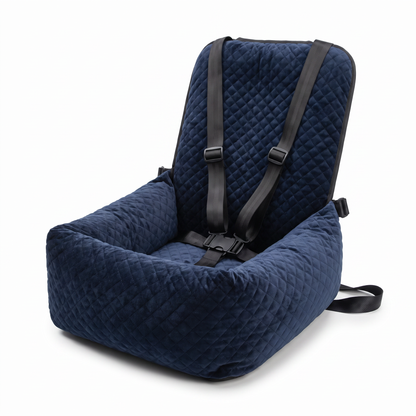 Dog Car Travel Bed Portable Pet Booster Seat Cushion for Small & Medium Dogs