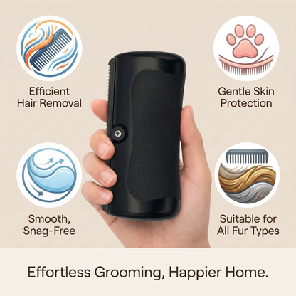 Grooming Brush for Dogs – Deshedding Tool for Loose & Shedding Hair