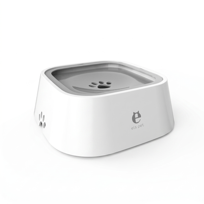No-Spill Floating Dog Water Bowl – Slow Drinking Anti-Splash Pet Bowl for Dry Mouth & Fur
