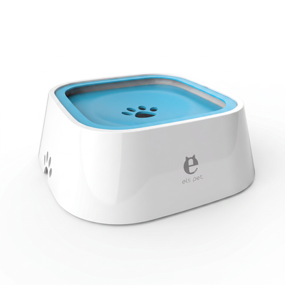 No-Spill Floating Dog Water Bowl – Slow Drinking Anti-Splash Pet Bowl for Dry Mouth & Fur