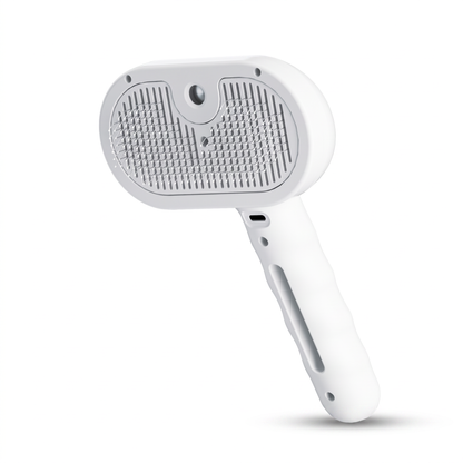Cat Steam Grooming Brush – Refillable Spray Comb for Deshedding, Massage & Loose Hair Removal