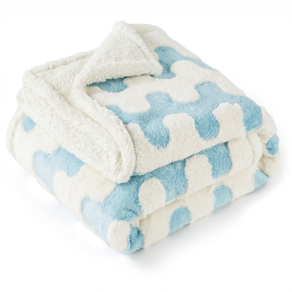 Waterproof Dog Blanket – Soft Sherpa Fleece Pet Throw for Sofa, Bed & Couch Protection