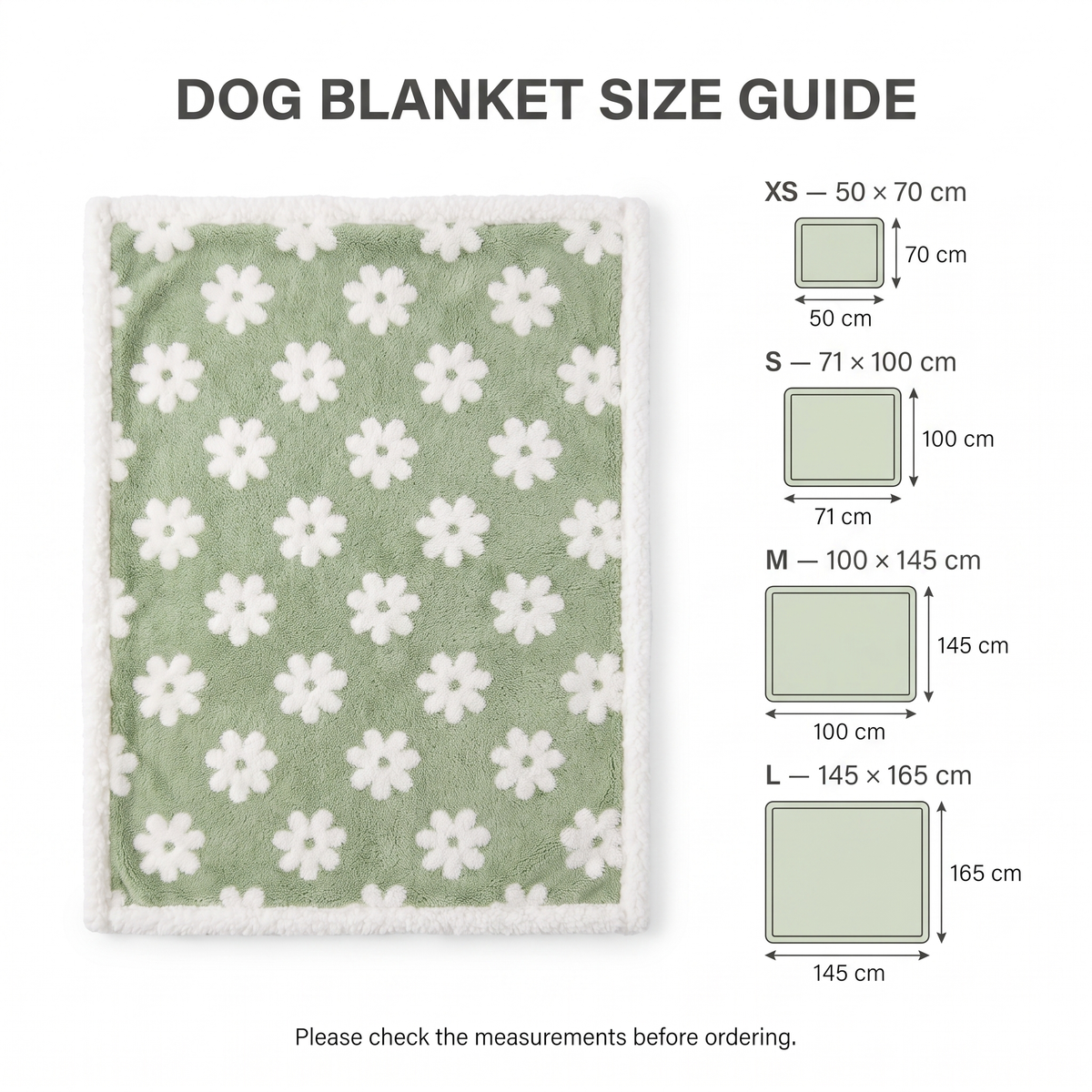 Waterproof Dog Blanket – Soft Sherpa Fleece Pet Throw for Sofa, Bed & Couch Protection