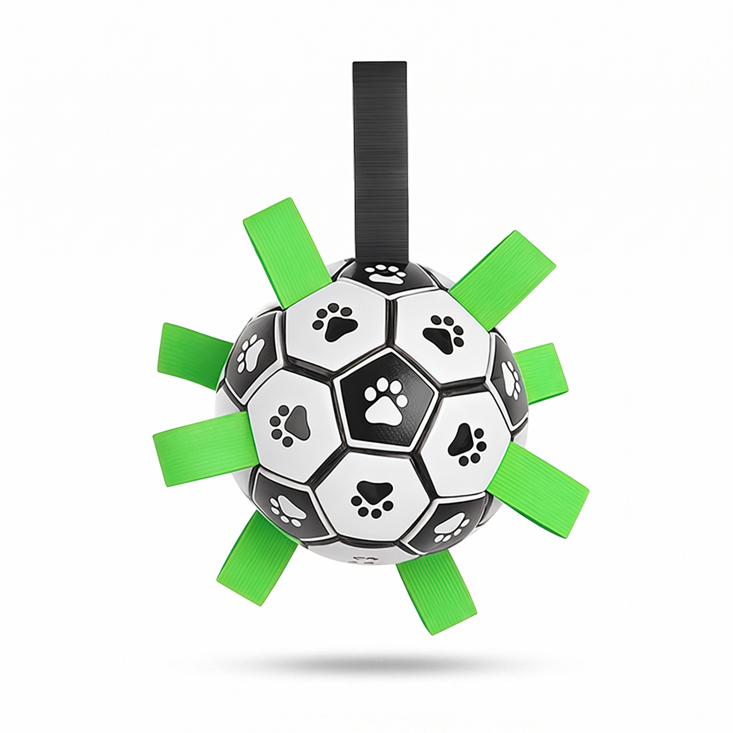 Interactive Dog Soccer Ball – Bite-Resistant Football Toy with Grab Tabs for Training & Play