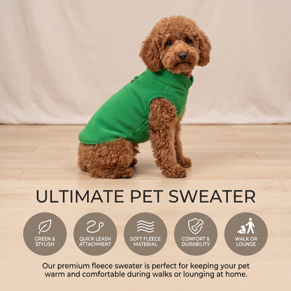 Warm Dog Fleece Vest Thick Polar Fleece Winter Coat for Small & Medium Dogs