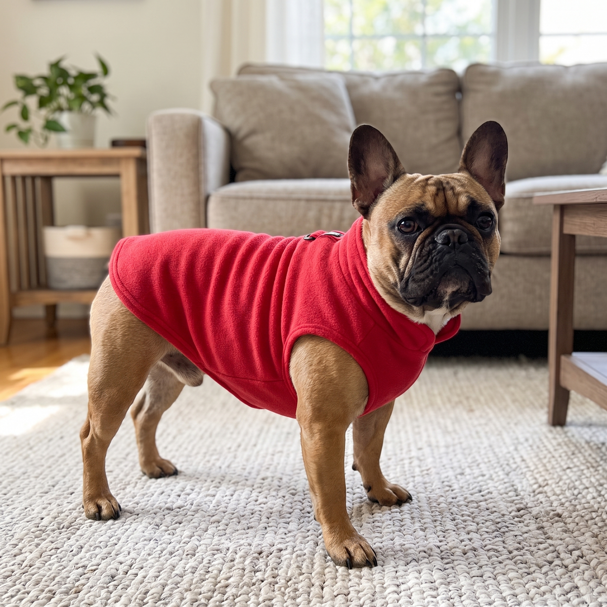 Warm Dog Fleece Vest Thick Polar Fleece Winter Coat for Small & Medium Dogs