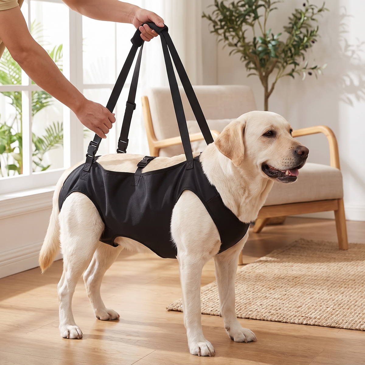 Adjustable Dog Support Harness Breathable Mobility Sling for Senior Dogs