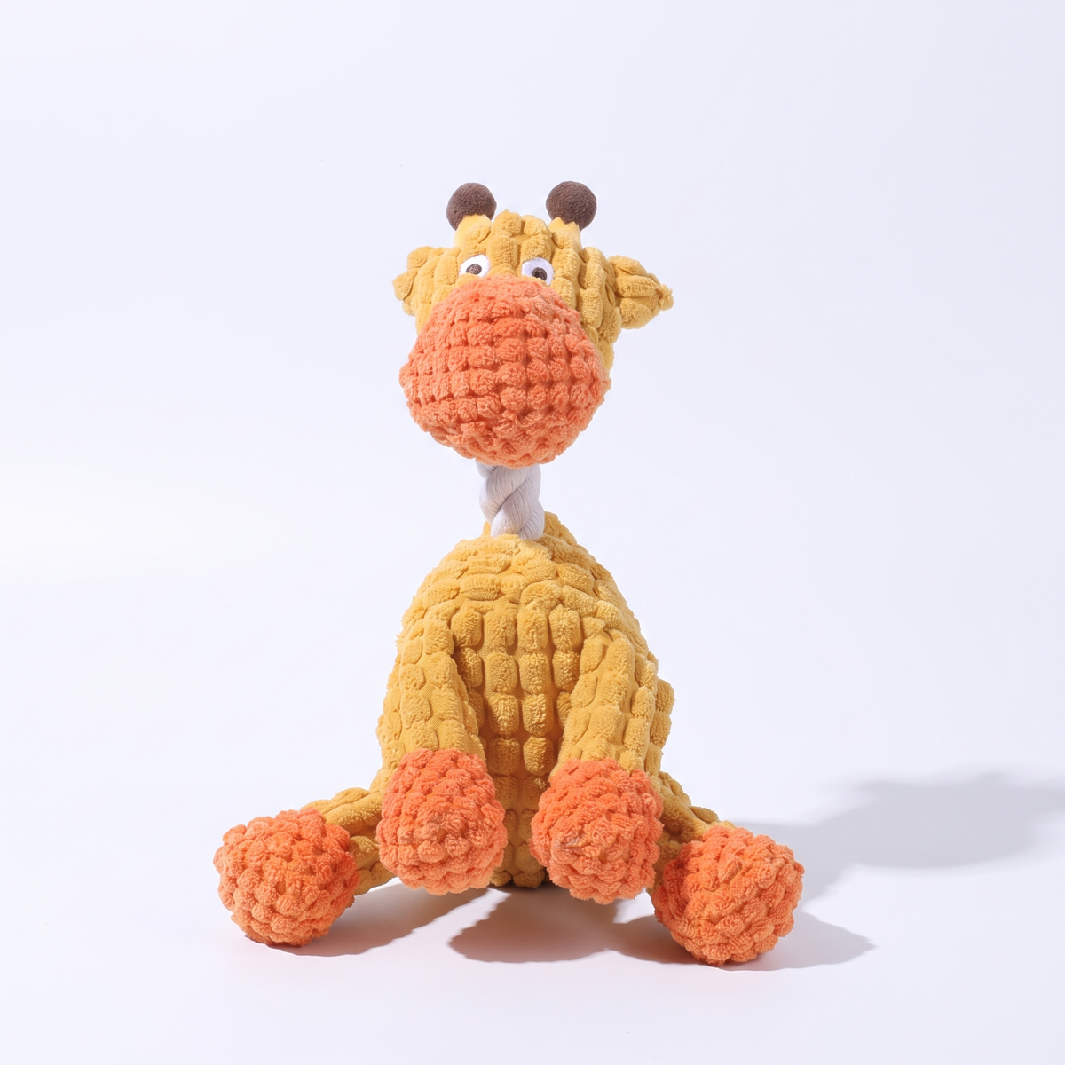 Squeaky Donkey Dog Chew Toy – Durable Plush Rope Interactive Toy for Dogs