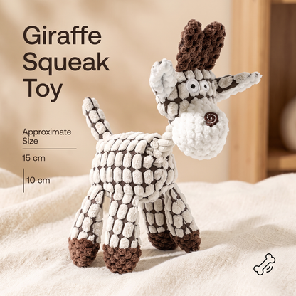 Squeaky Donkey Dog Chew Toy – Durable Plush Rope Interactive Toy for Dogs