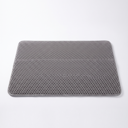 Double Layer Cat Litter Mat – Honeycomb Litter Trapping Waterproof EVA Mat