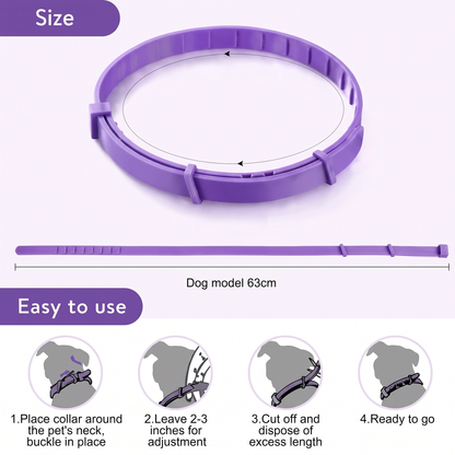 Dog Calming Collar – Adjustable Soothing Pet Collar for Stress & Everyday Comfort