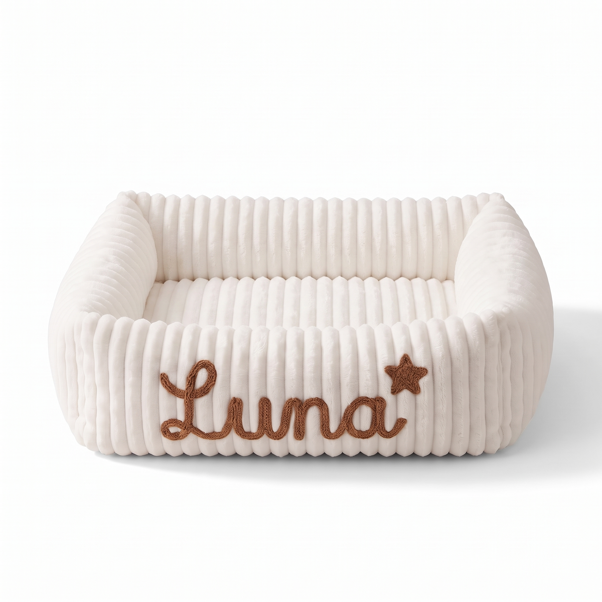 Personalized Puppy Bed – Soft Plush Dog Bed