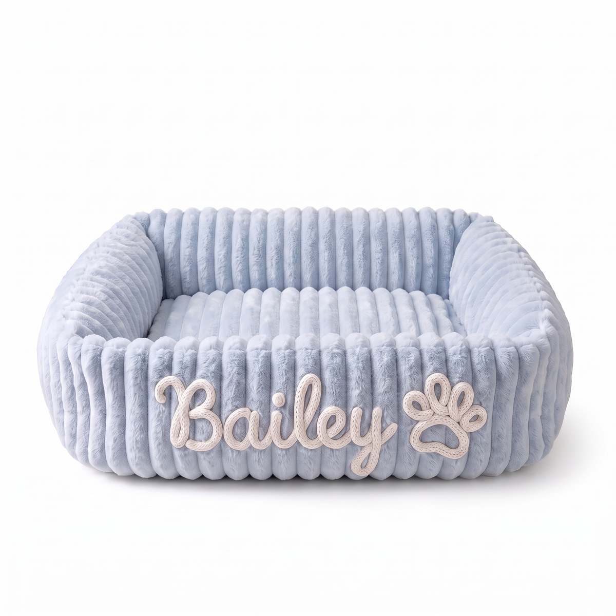 Personalized Puppy Bed – Soft Plush Dog Bed