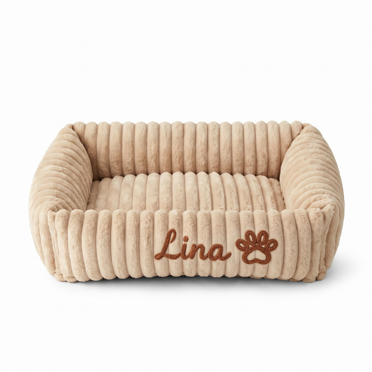 Personalized Puppy Bed – Soft Plush Dog Bed