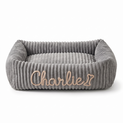 Personalized Puppy Bed – Soft Plush Dog Bed
