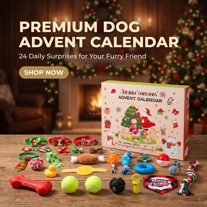Christmas Dog Advent Calendar with Toys & Accessories