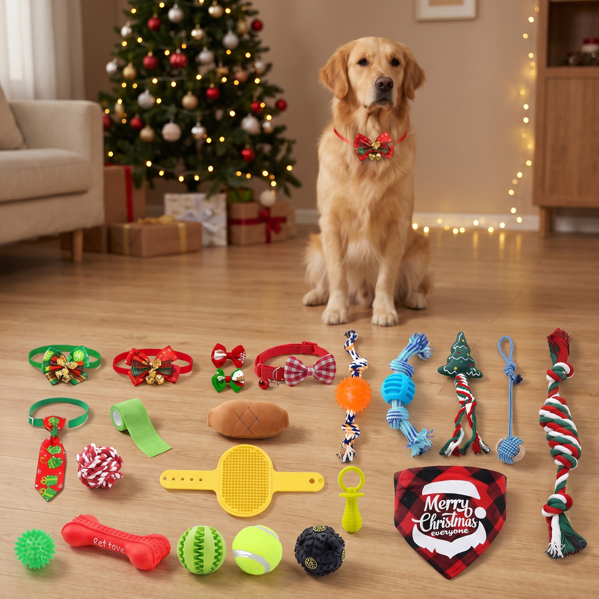 Christmas Dog Advent Calendar with Toys & Accessories