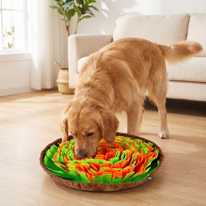 Interactive Dog Snuffle Mat for Nose Work & Treats