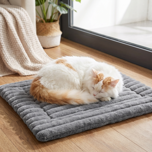 Soft Plush Cat Mat – Warm Comfortable Pet Cushion