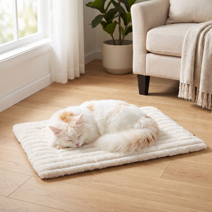 Soft Plush Cat Mat – Warm Comfortable Pet Cushion