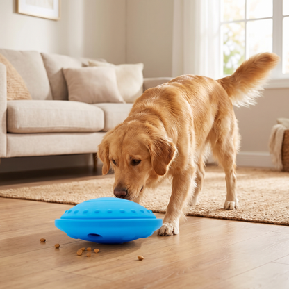 Dog Treat Dispensing Flying Saucer Toy
