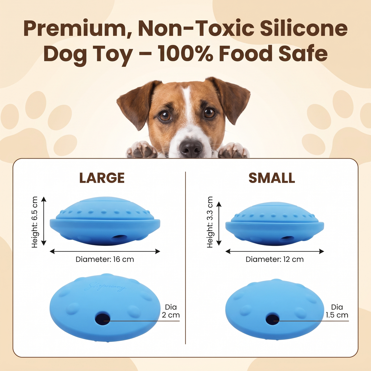 Dog Treat Dispensing Flying Saucer Toy