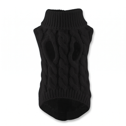 Cozy Cable Knit Dog Sweater – Warm Winter Pet Pullover