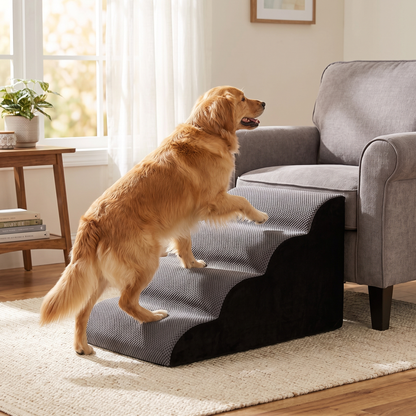 Soft Dog Steps for Bed – Indoor Pet Climbing Stairs