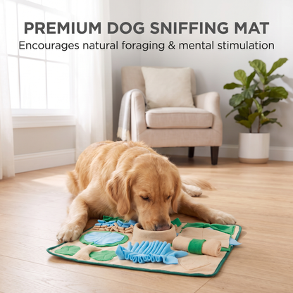 Interactive Dog Foraging Mat for Slow Feeding & Play