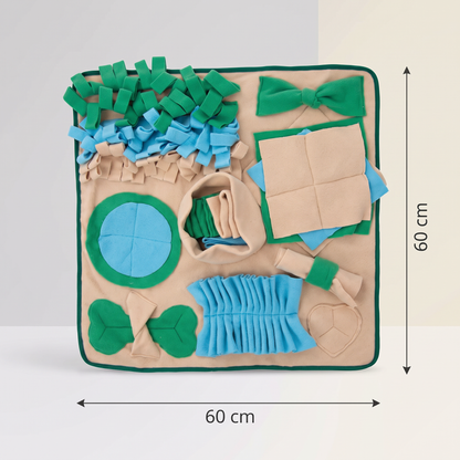Interactive Dog Foraging Mat for Slow Feeding & Play