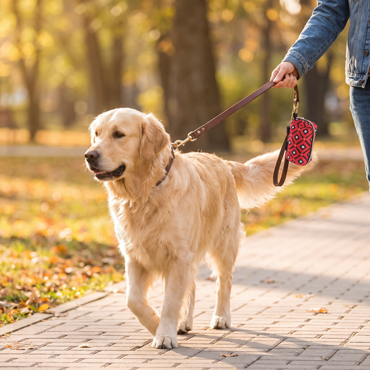 Portable Dog Poop Bag Dispenser – Stylish Waste Bag Holder