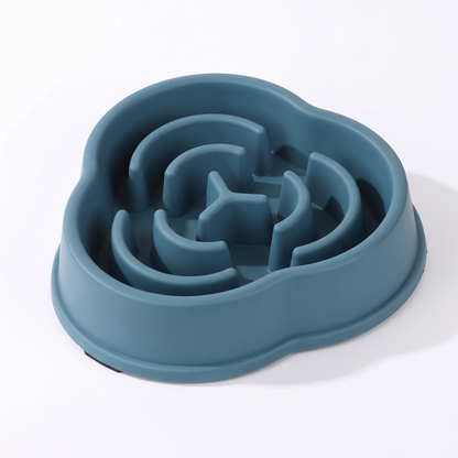 Cloud-Shaped Dog Slow Feeder Bowl – Puzzle Food Dish