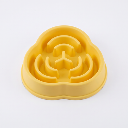 Cloud-Shaped Dog Slow Feeder Bowl – Puzzle Food Dish