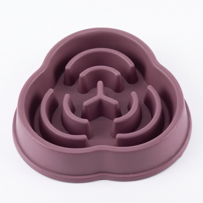 Cloud-Shaped Dog Slow Feeder Bowl – Puzzle Food Dish